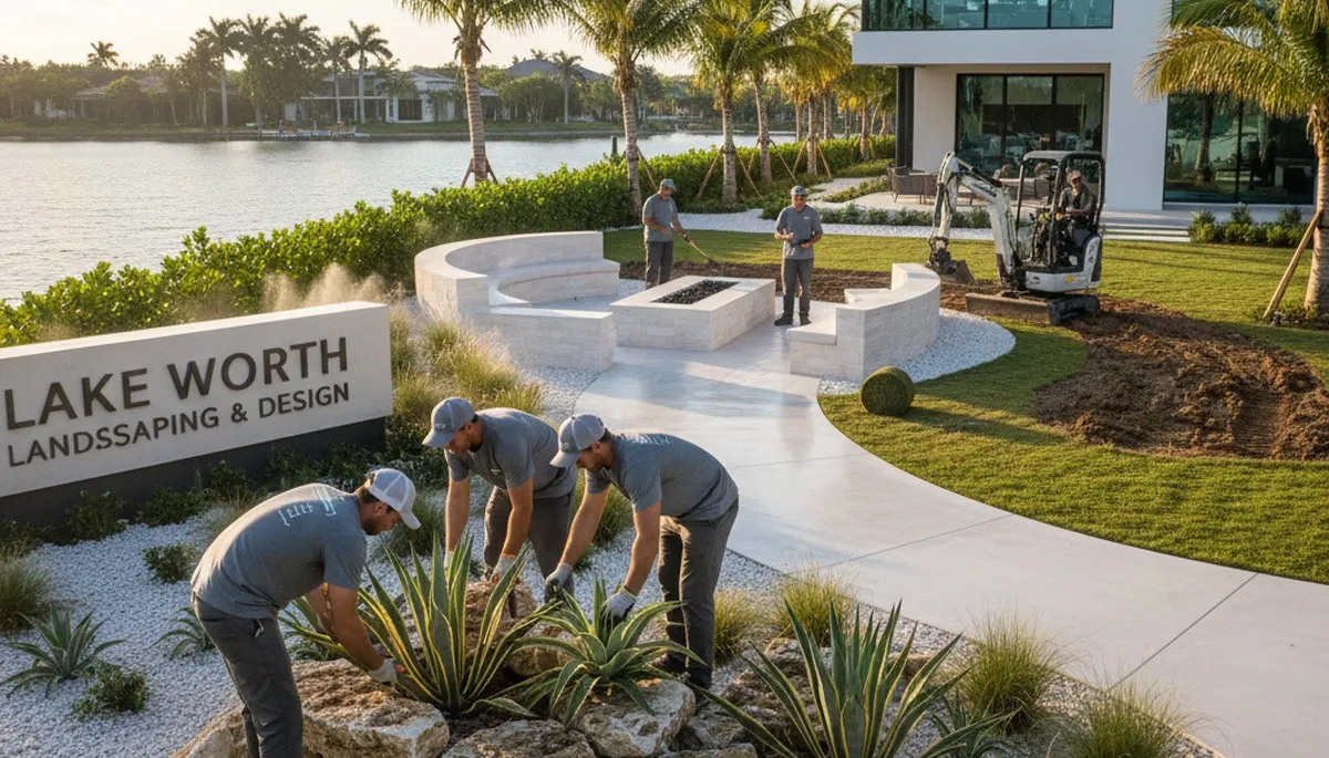 West Palm Beach FL landscaping service for lawn care and yard maintenance