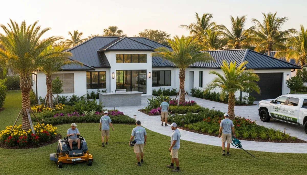 West Palm Beach, FL landscaping service for lawn care and yard maintenance