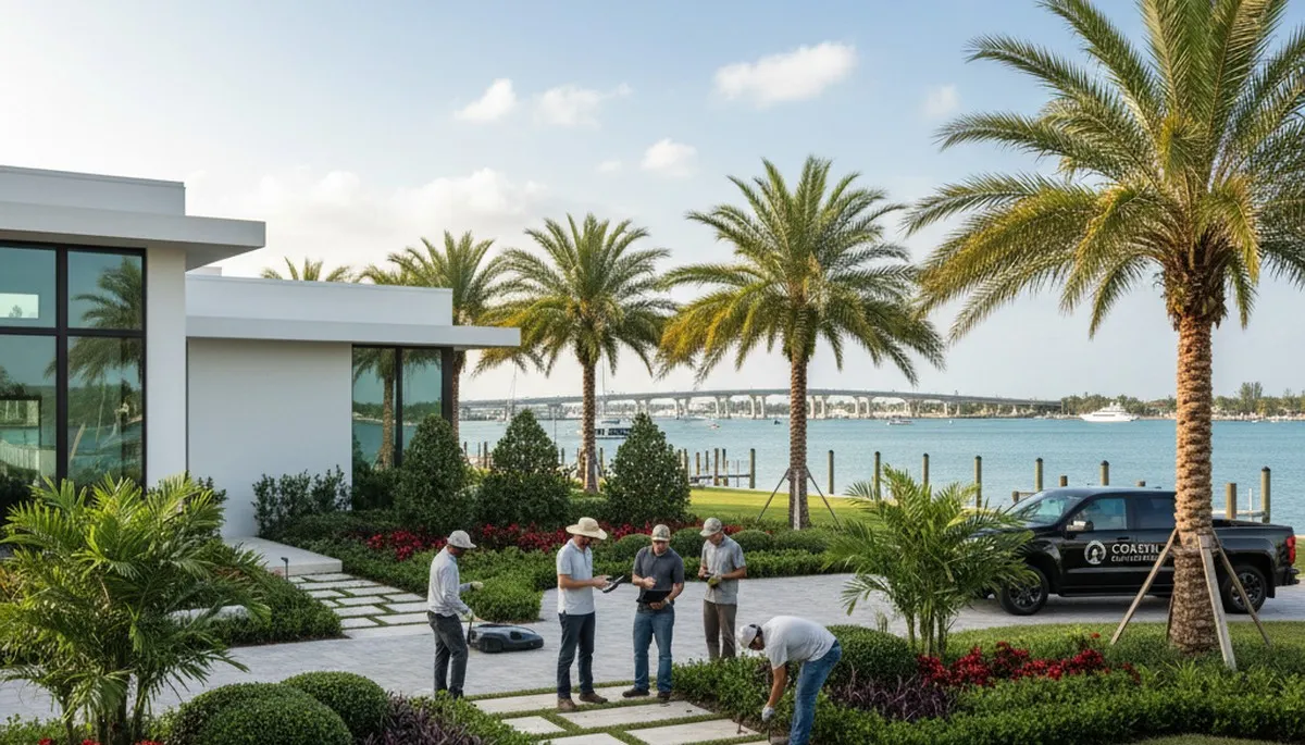 West Palm Beach, FL landscaping service for lawn care and yard maintenance