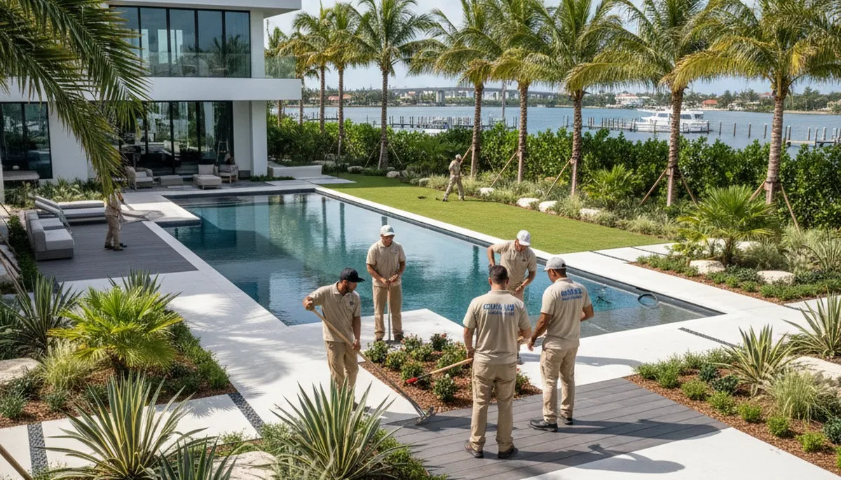 West Palm Beach, FL landscaping service for lawn care and yard maintenance