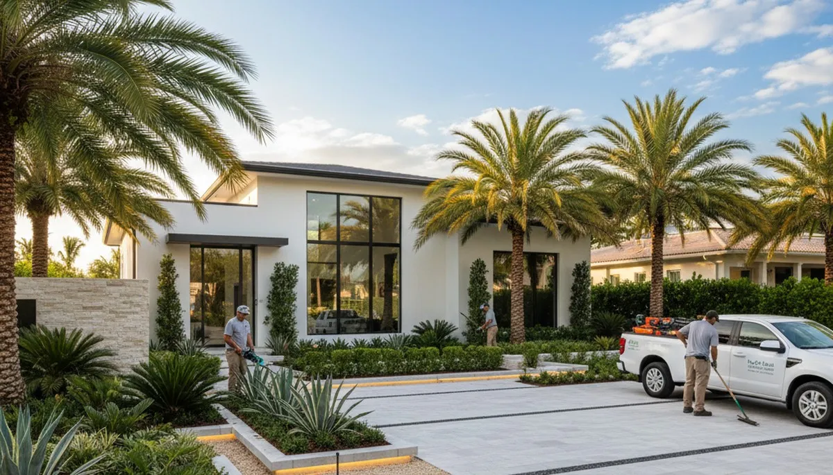 West Palm Beach, FL landscaping service for lawn care and yard maintenance