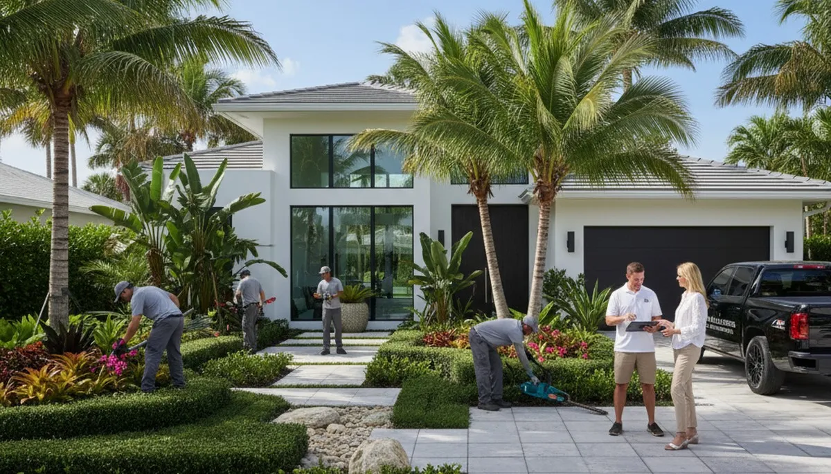 West Palm Beach, FL landscaping service for lawn care and yard maintenance
