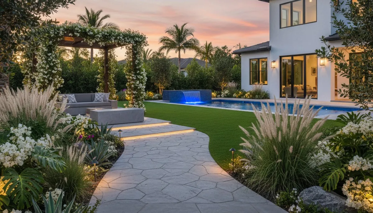 West Palm Beach, FL landscaping service providing professional lawn care and yard maintenance
