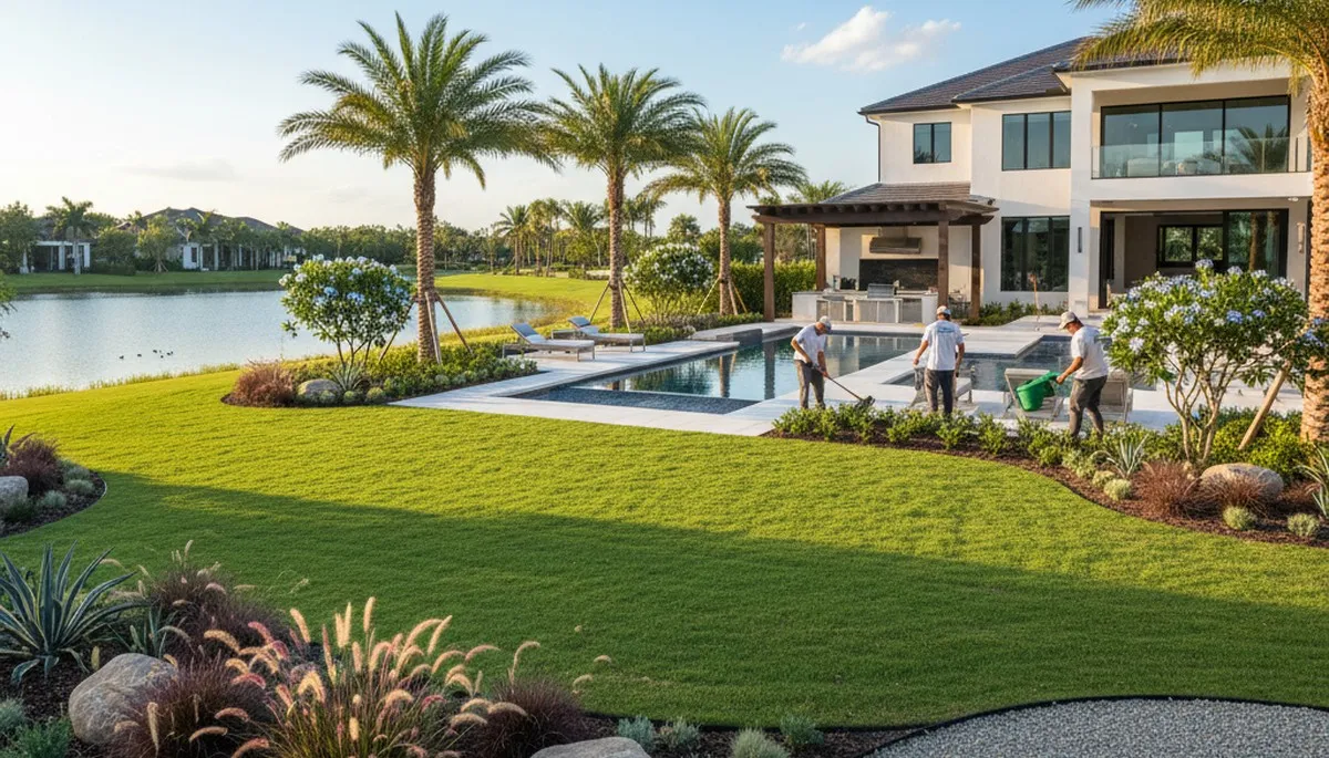 West Palm Beach, FL landscaping services for lawn care and yard maintenance