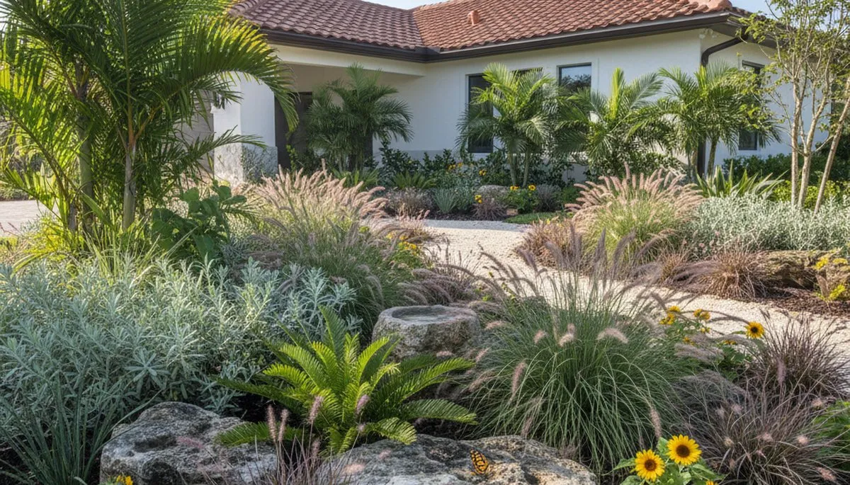 Sustainable native plant garden design by Chop Chop Landscaping in West Palm Beach, FL